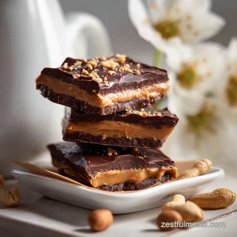 No Bake Chocolate Peanut Butter Bars
