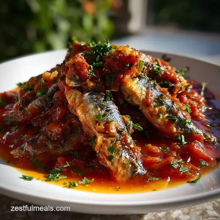 Fast Sardines in Tomato Sauce
