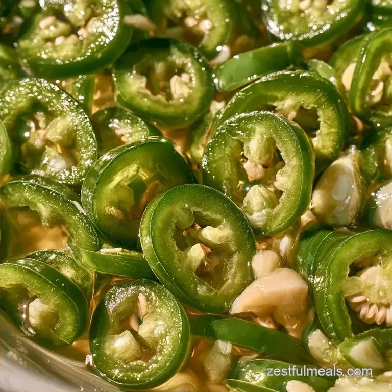 Spicy Pickled Serrano Peppers