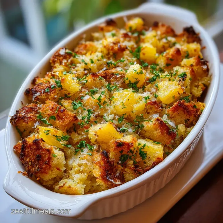 Recipe Pineapple Stuffing: Tropical & Savory