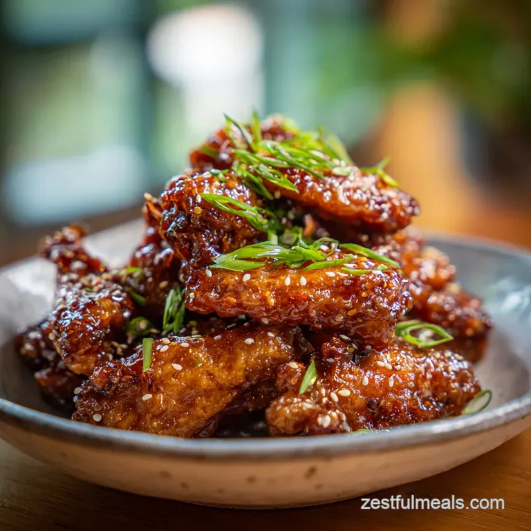 Pineapple Teriyaki Chicken Wings Recipe