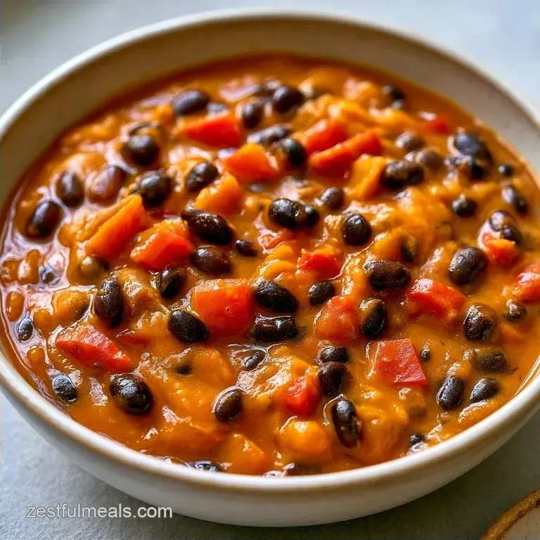 Hearty Pumpkin Black Bean Chili