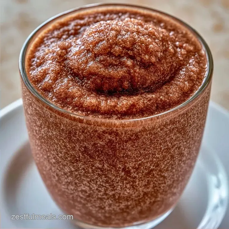 Rich Chocolate Slushie Recipe in 30 Minutes