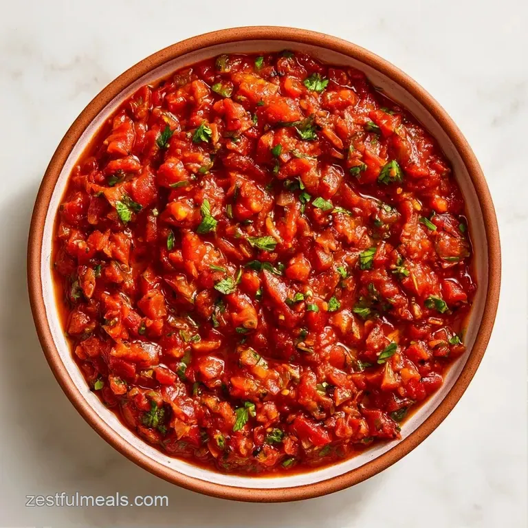 Charred red salsa served in a stone bowl with golden tortilla chips and fresh lime slices on a dark slate tray.