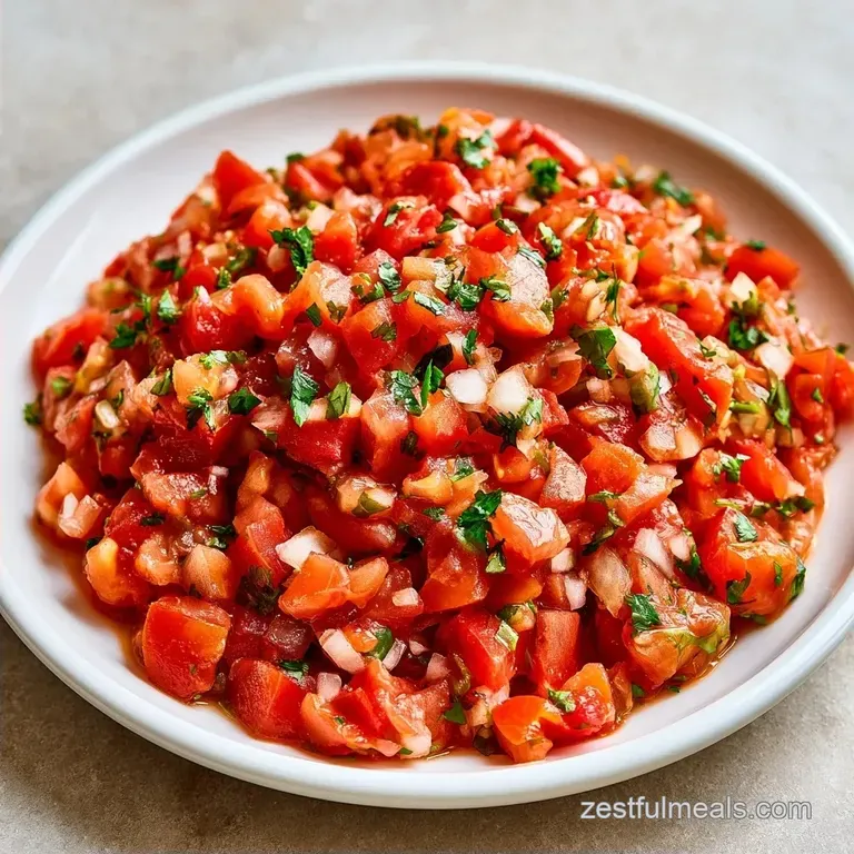 Thick Roma Tomato Salsa