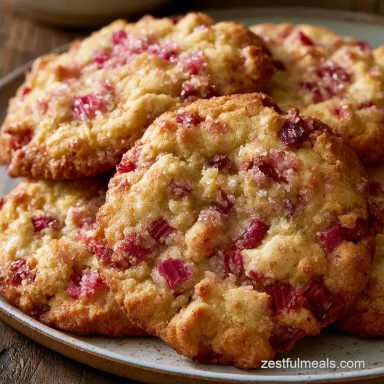 Seasonal Rhubarb Cookies: Tangy and Buttery