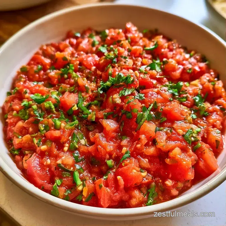 A ceramic bowl of chunky red and green salsa surrounded by golden corn tortilla chips on a rustic wooden table.