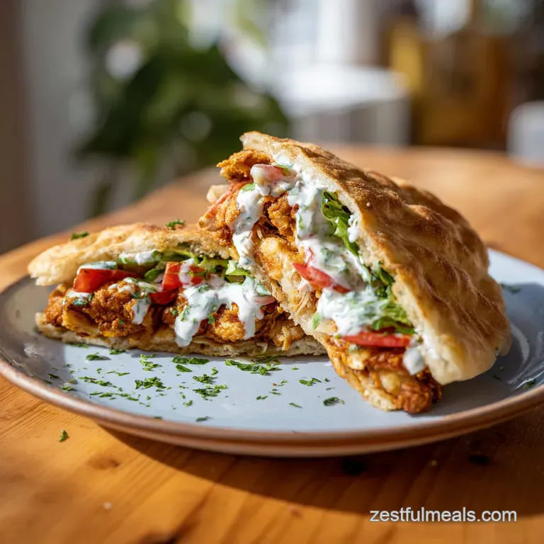 Sheet Pan Chicken Pita with Herby Ranch
