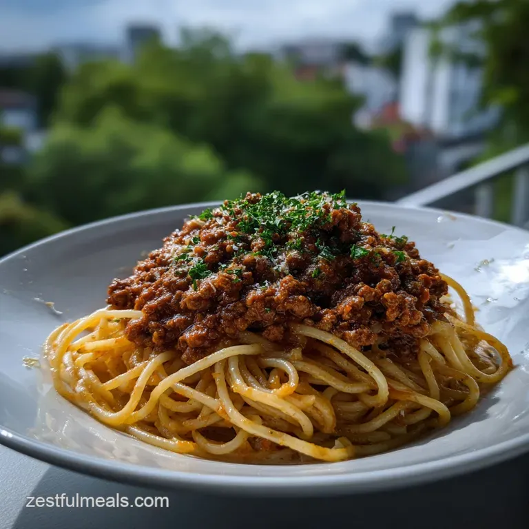 Simple Spaghetti Bolognese Recipe