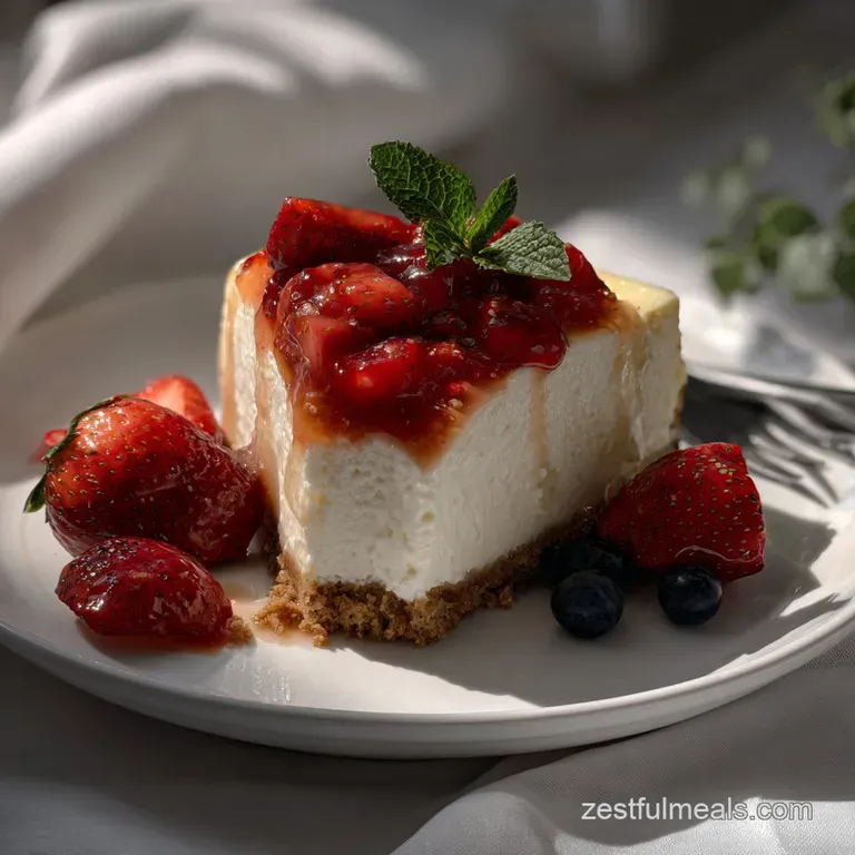 Simple No Bake Cheesecake Recipe