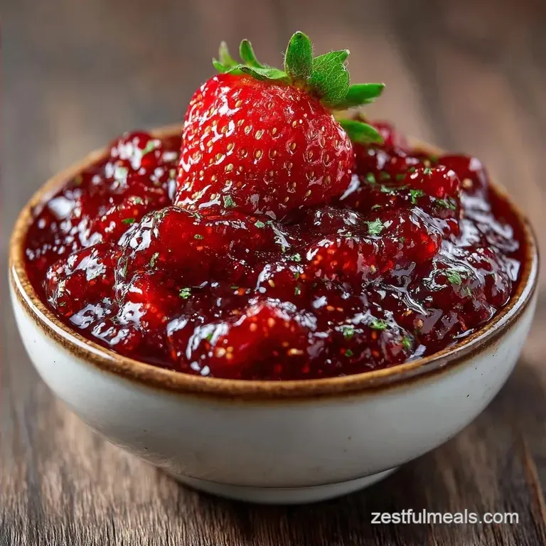 Strawberry Jam: No-Pectin Small Batch