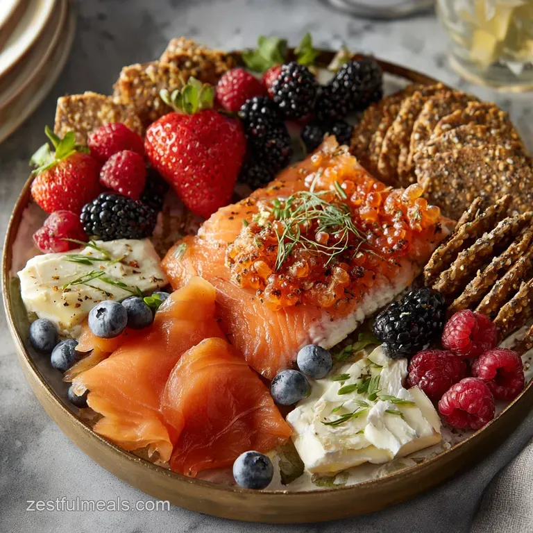 Smoked Salmon Charcuterie Board: Silky and Fresh