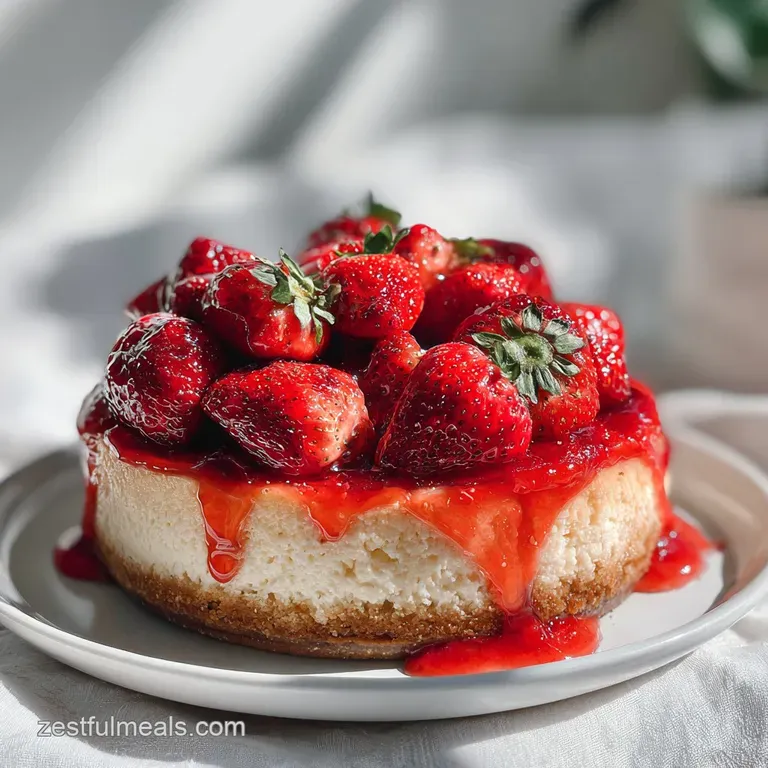 Strawberry Cheesecake Recipe: Velvety Filling