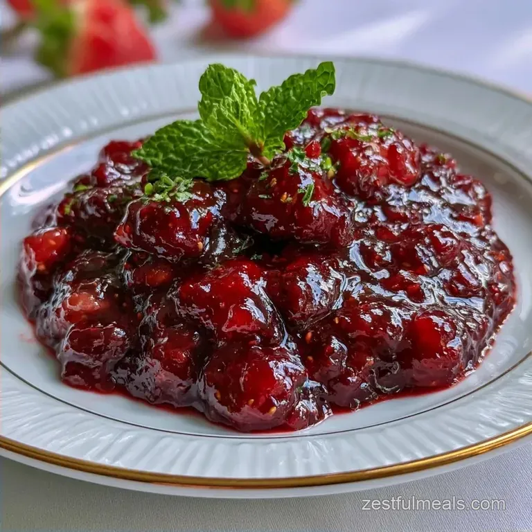 Traditional Strawberry Rhubarb Jam