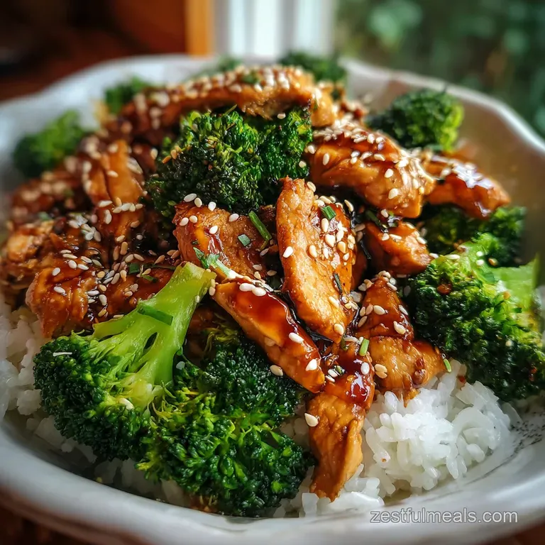 Teriyaki Chicken Broccoli