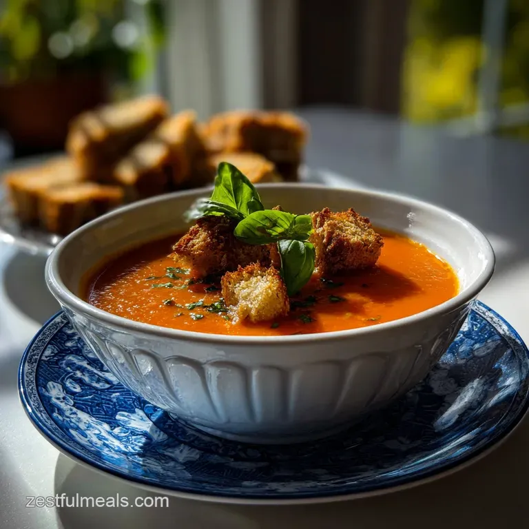 Simple Tomato Soup From Scratch