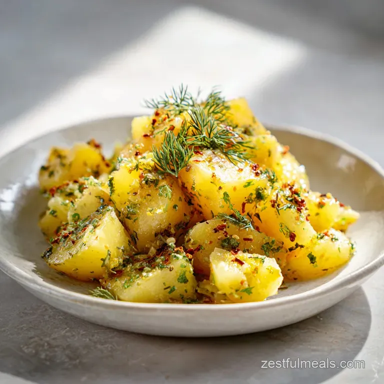 Warm German Potato Salad Recipe