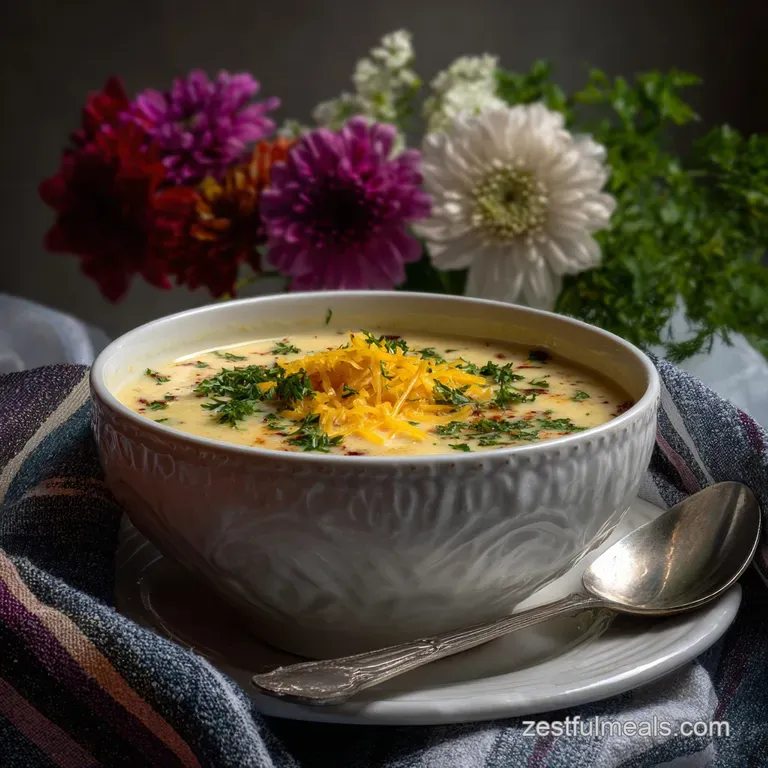 Wisconsin Cheese Soup: Creamy & Golden