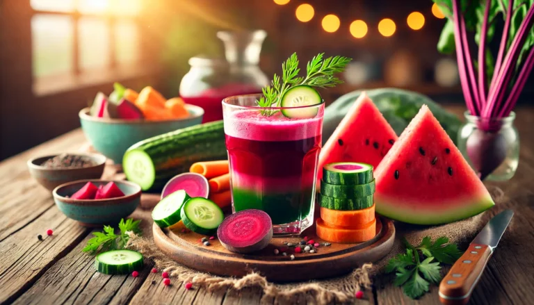 Beet Watermelon Carrot Cucumber Juice Period