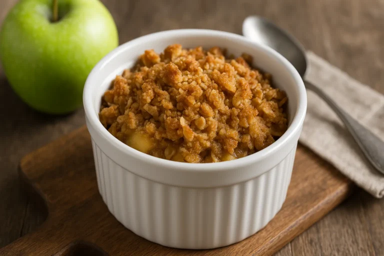 Single Serving Apple Crisp
